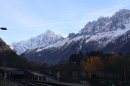 Depuis la gare des Houches